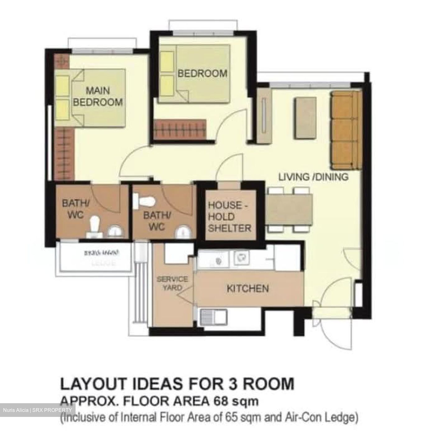 Blk 91A Telok Blangah Parcview (Bukit Merah), HDB 3 Rooms #600611221